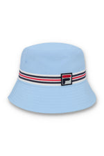 Load image into Gallery viewer, FILA Jojo Heritage Stripe Bucket Hat Sky - Raw Menswear
