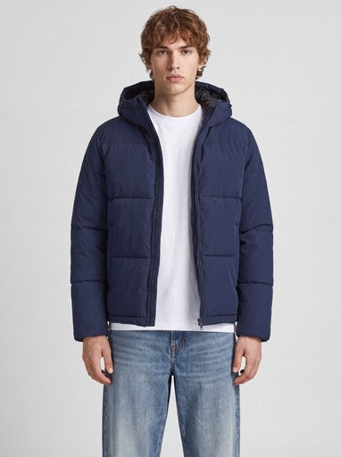 Jack & Jones Galaxy Puffer Jacket in Navy