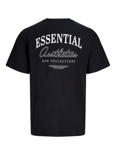 Jack & Jones Organic Relaxed Studio Tee in Black 