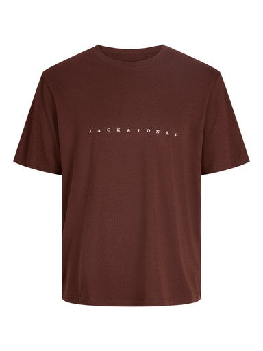 Jack & Jones Star Tee in Brown
