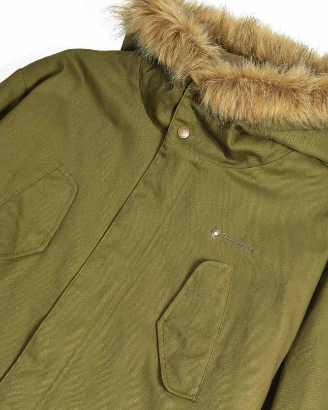 Lambretta Cotton Canvas Fishtail Parka Khaki - 678