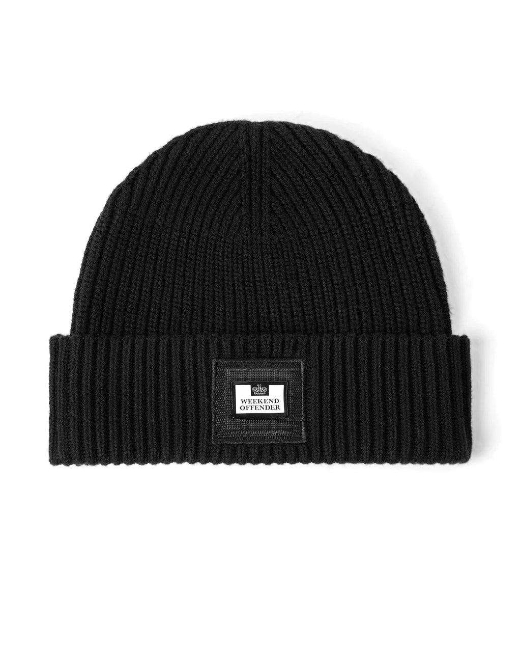 Weekend Offender Lehto Beanie Black - Raw Menswear