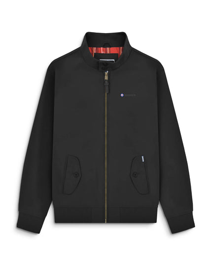 Lambretta Shower Resistant Harrington Jacket in Black - 654