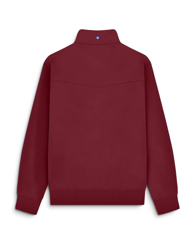 Lambretta Shower Resistant Harrington Jacket Burgundy 