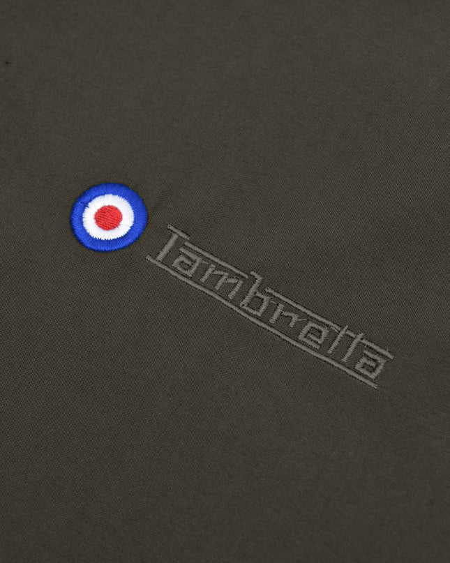 Lambretta Shower Resistant Harrington Jacket in Khaki - 651