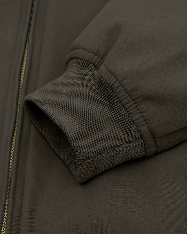 Lambretta Shower Resistant Harrington Jacket in Khaki - 651