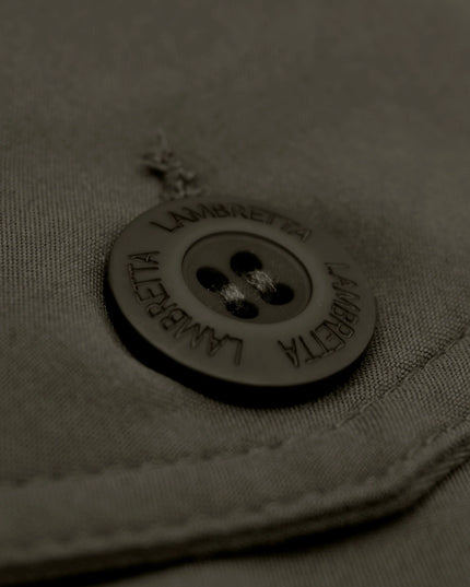 Lambretta Shower Resistant Harrington Jacket in Khaki - 651