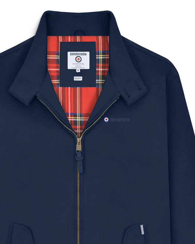 Lambretta Shower Resistant Harrington Jacket in Navy - 606