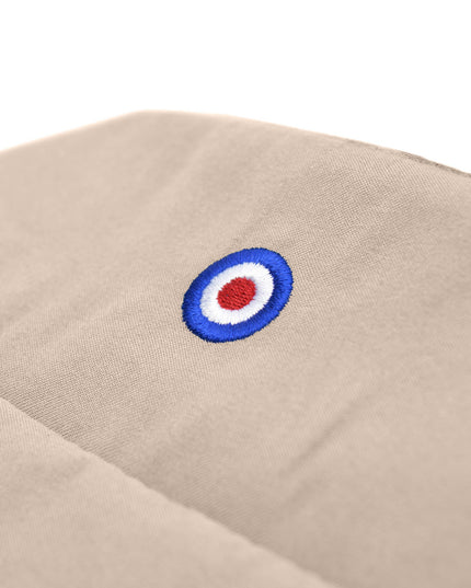 Lambretta Shower Resistant Harrington Jacket in Stone - 653