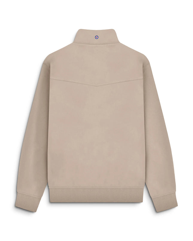 Lambretta Shower Resistant Harrington Jacket in Stone - 653