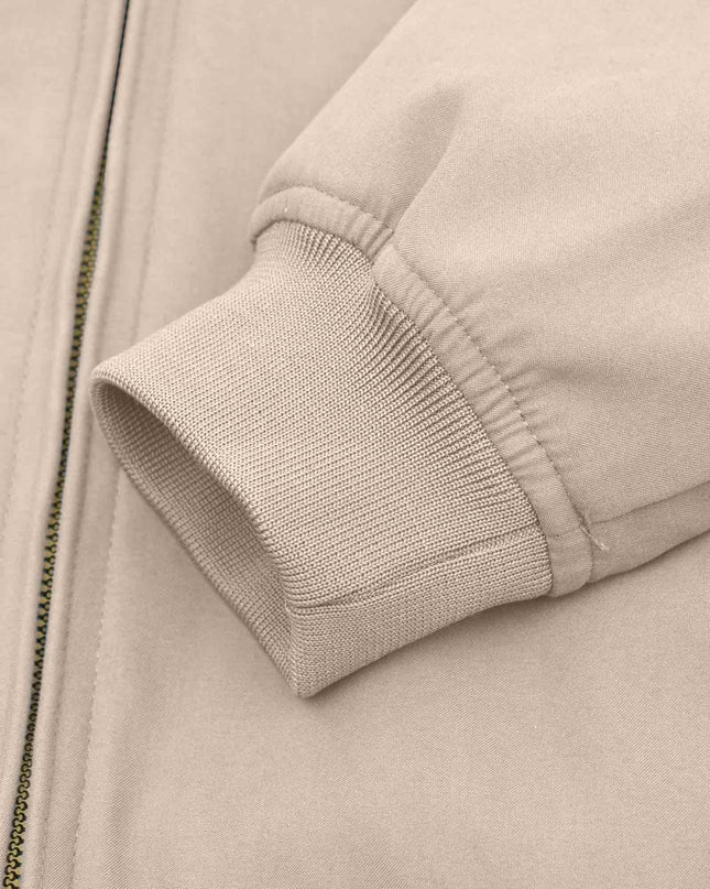 Lambretta Shower Resistant Harrington Jacket in Stone - 653