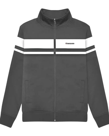 Lambretta Championship Track Top in Iron Grey