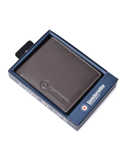 Lambretta Leather Wallet Brown
