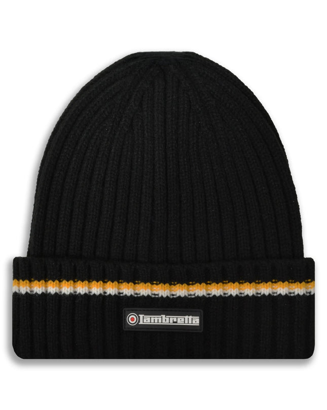 Lambretta Twin Tipped Beanie Black