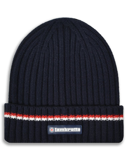 Lambretta Twin Tipped Beanie Navy