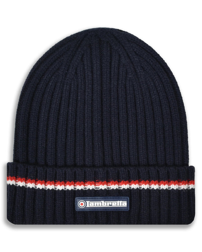 Lambretta Twin Tipped Beanie Navy