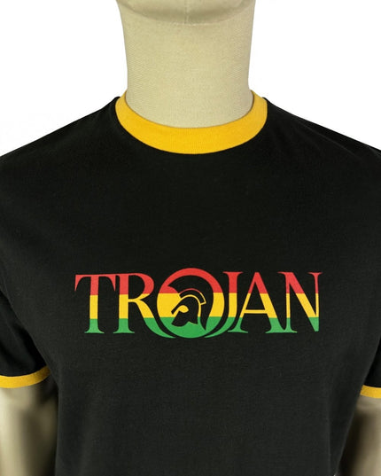 Logo Ringer Tee TC/1014 Rasta Black