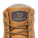 Charger l&#39;image dans la galerie, R21 Nubuck 6 Eye Ankle Boots Honey M113N - Raw Menswear
