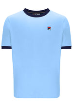 Load image into Gallery viewer, FILA Marconi Essential Ringer Tee Sky Blue - Raw Menswear

