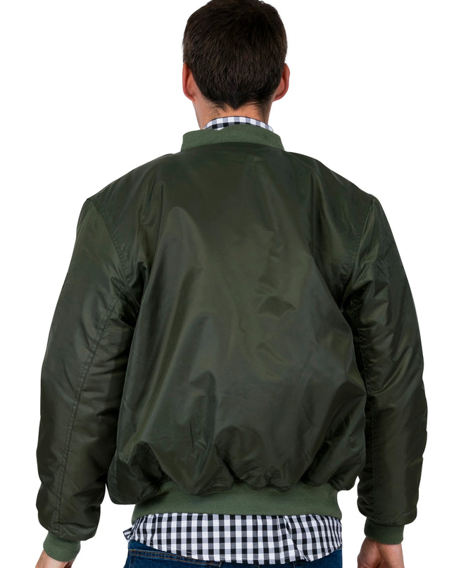 Relco MA1 Flight Jacket in Olive Green
