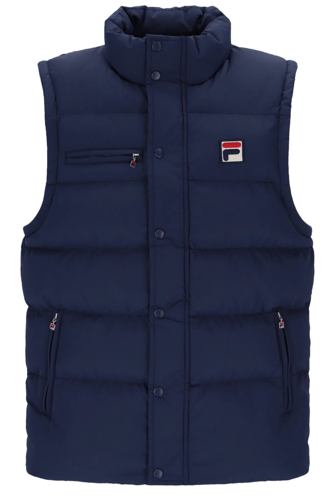 FILA Milton Archive Puffa Gilet Navy - Raw Menswear