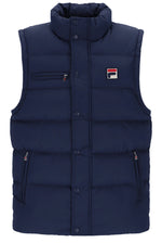 Charger l&#39;image dans la galerie, FILA Milton Archive Puffa Gilet Navy - Raw Menswear
