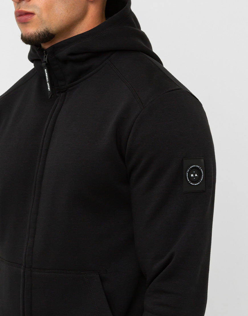 Marshall Artist Siren Full Zip Injection Hoodie // Black - Raw Menswear