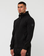 Load image into Gallery viewer, Marshall Artist Siren Full Zip Injection Hoodie // Black - Raw Menswear
