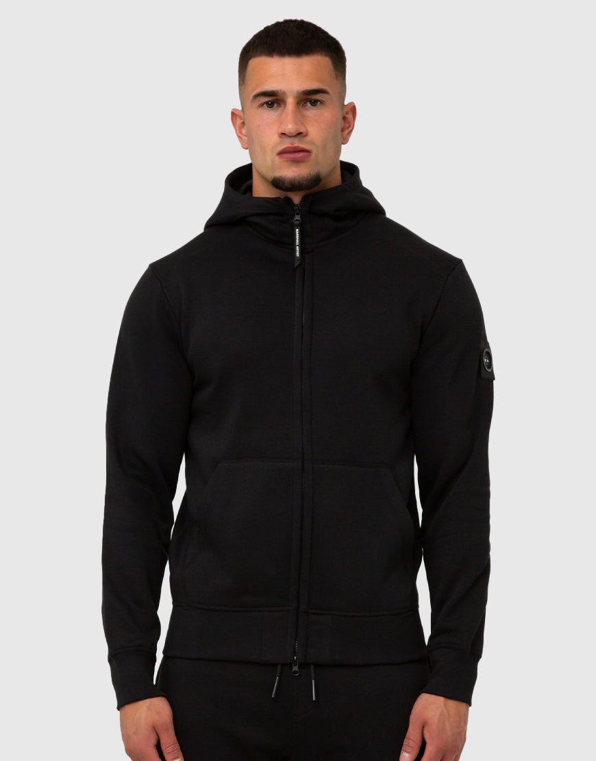 Marshall Artist Siren Full Zip Injection Hoodie // Black - Raw Menswear