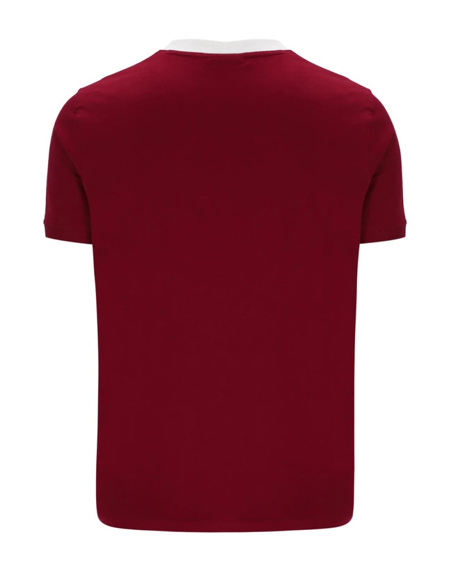 Sergio Tacchini Supermac Tee Rhubarb/Gardenia/Aruba Blue