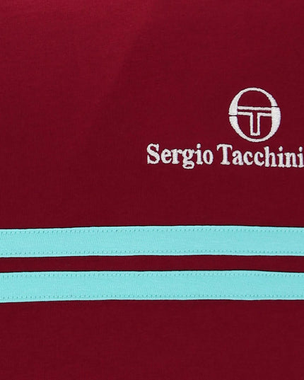 Sergio Tacchini Supermac Tee Rhubarb/Gardenia/Aruba Blue