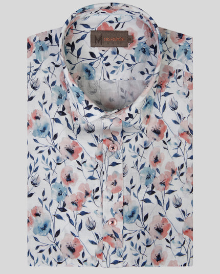 Mishmash Nebular SS Floral Shirt White/Multi