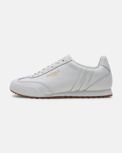 Patrick Rio Runner Trainer in White Leather