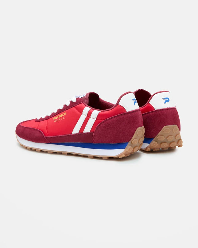 Patrick Monza Runner Trainer Dark Red/Red/White