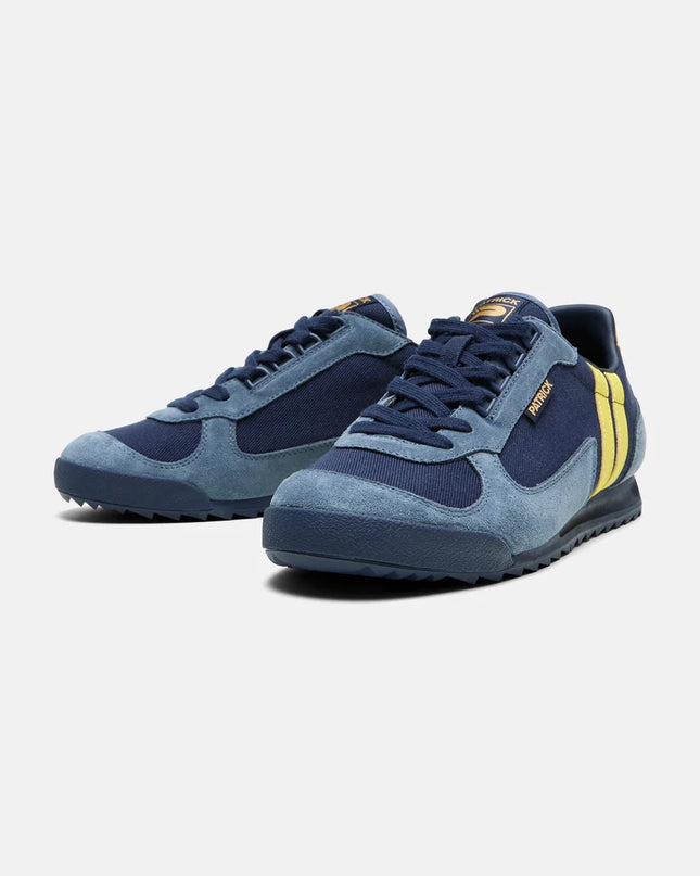 Patrick Forza Runner Trainer in Navy/Blue/Yellow