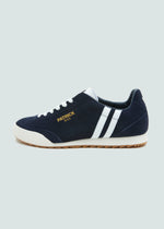 Load image into Gallery viewer, Patrick Rio Trainers Navy/White - Raw Menswear
