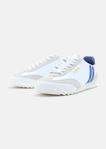 Patrick Rio Runner Trainers White/Blue - 1036