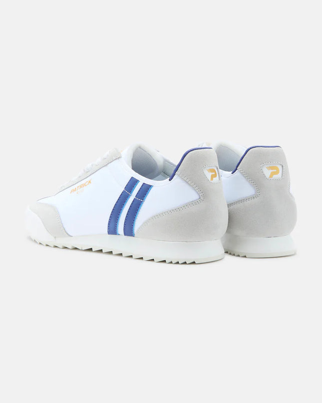 Patrick Rio Runner Trainers White/Blue - 1036