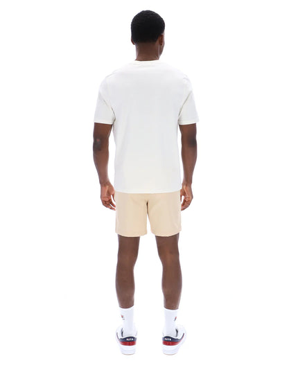 FILA Pepe Flocked Logo Tee Ecru