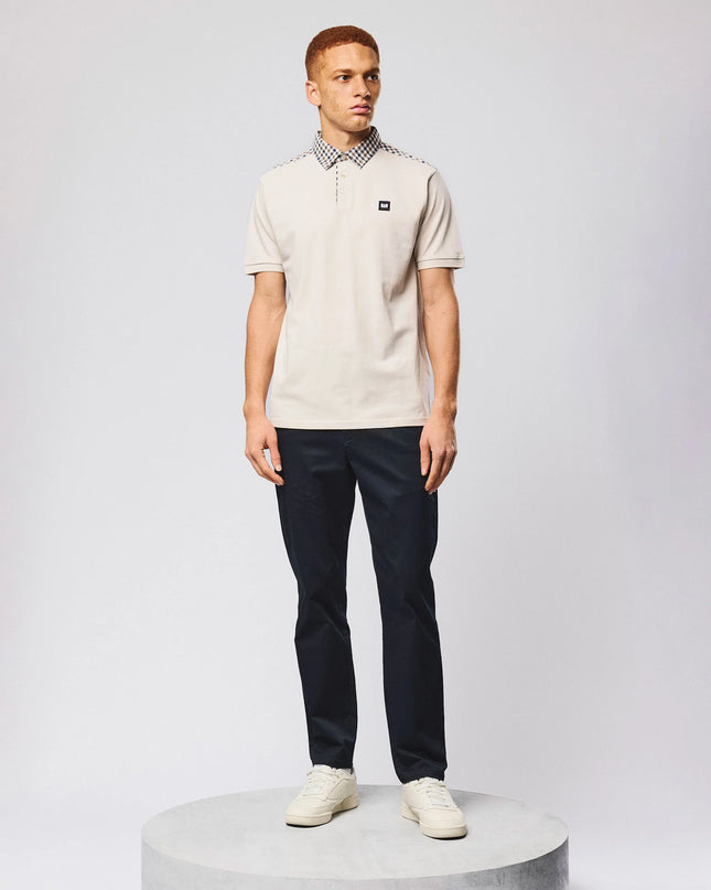 Weekend Offender Costa Polo Shirt Cement