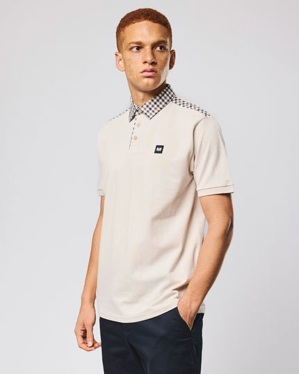Weekend Offender Costa Polo Shirt Cement