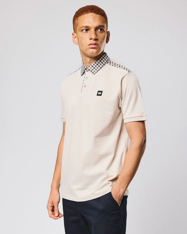 Weekend Offender Costa Polo Shirt Cement