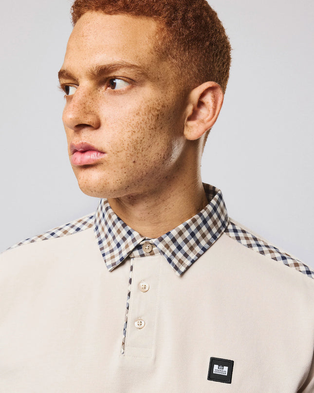 Weekend Offender Costa Polo Shirt Cement