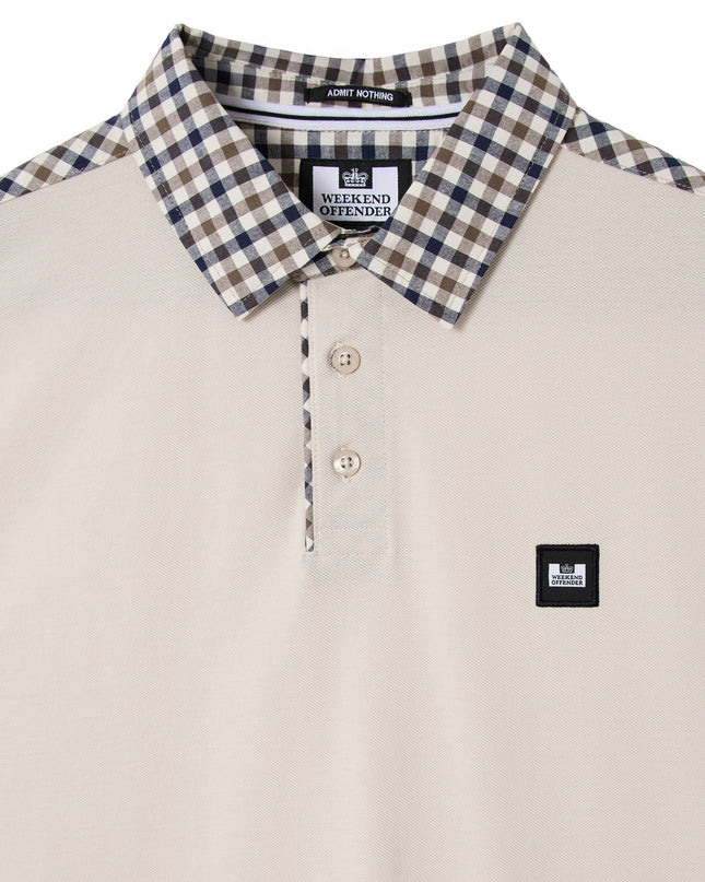 Weekend Offender Costa Polo Shirt Cement