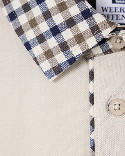 Weekend Offender Costa Polo Shirt Cement