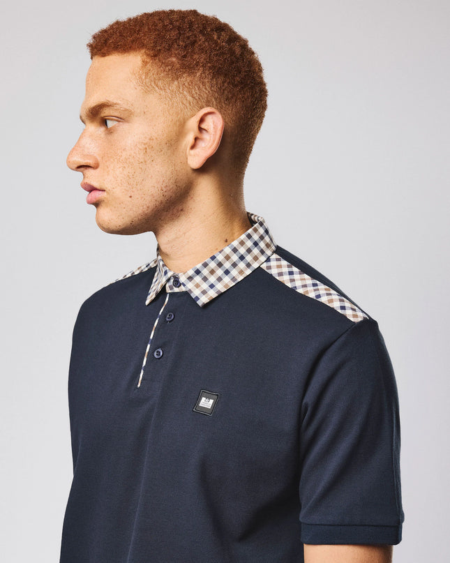 Weekend Offender Costa Polo Shirt Navy