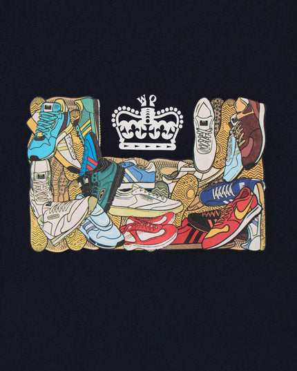 Weekend Offender D'Arblay Graphic T-Shirt Navy