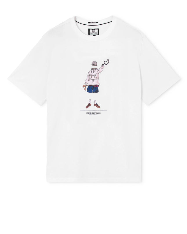 Weekend Offender Hassen Graphic Tee White