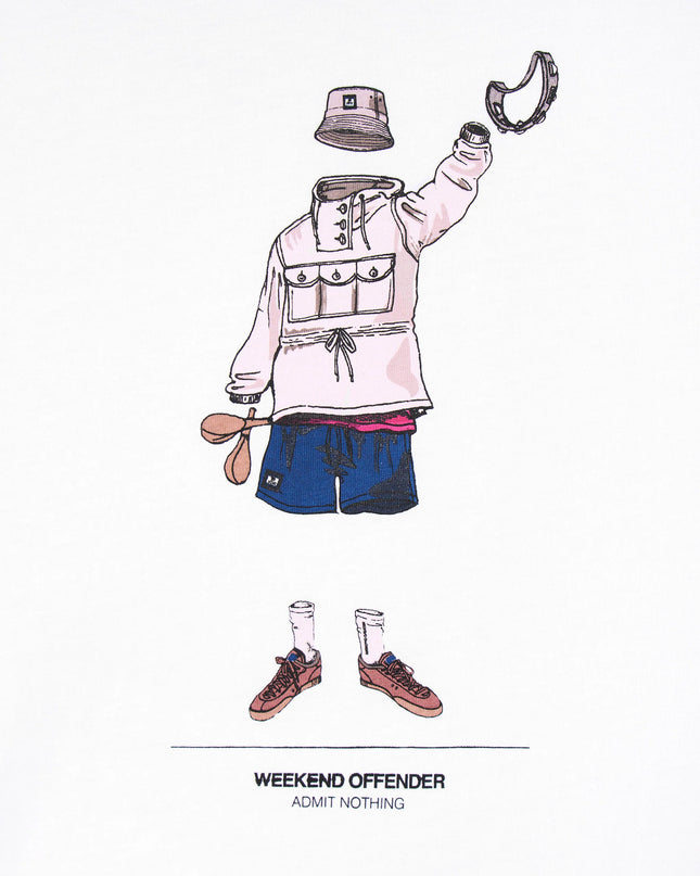 Weekend Offender Hassen Graphic Tee White
