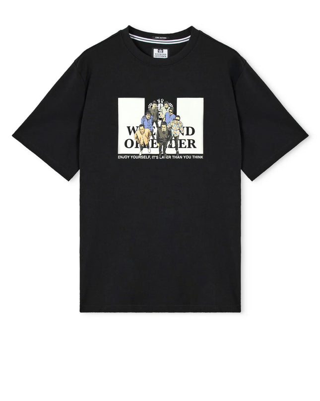 Weekend Offender Aka Graphic Tee in Black